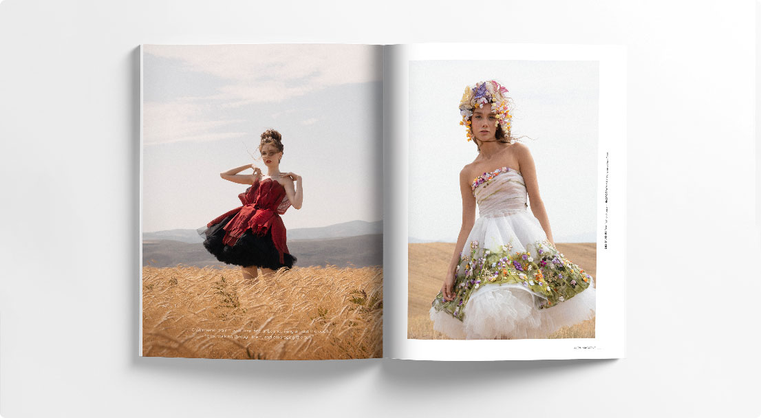 ALEPH Magazine fashion editorial spread