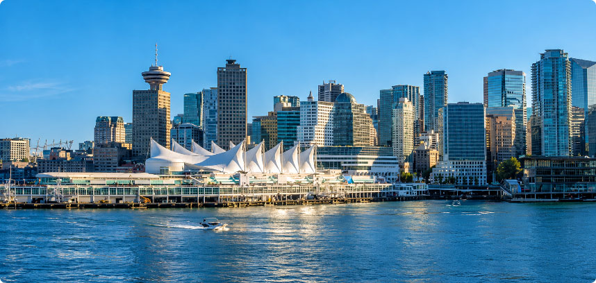Vancouver waterfront skyline